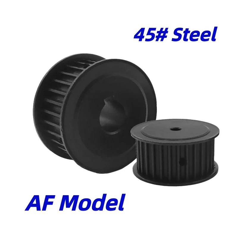 Black Steel HTD 5M Timing Pulley 32T 34T Synchronous Belt Wheel Bore 10-28mm Width 11/16/21/27mm HTD5M Timing Gear Pulley