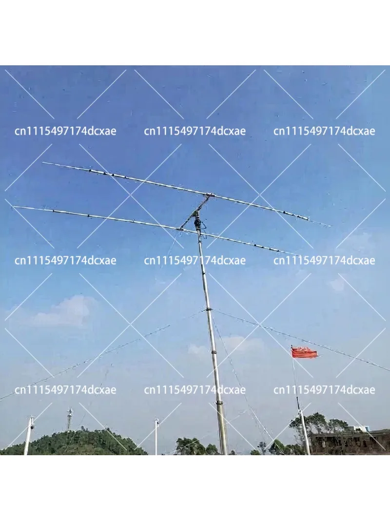 2 Element 3 Band HF Antenna 7 14 21 MHz Amateur Radio Base Antenna for Ham Radio
