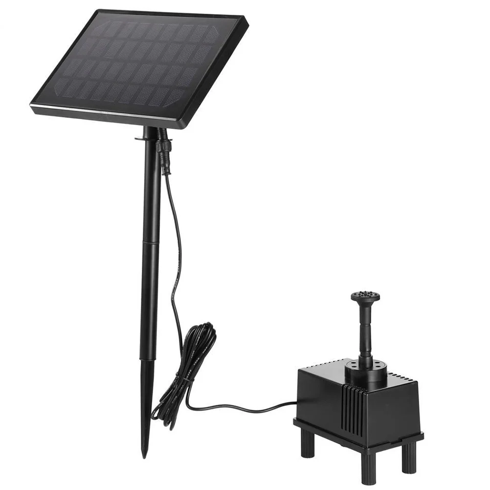 220L H 태양광 무브러시 워터 펌프 정원 연못 수족관 분수 물 순환용 효율적이고 조용한 사용