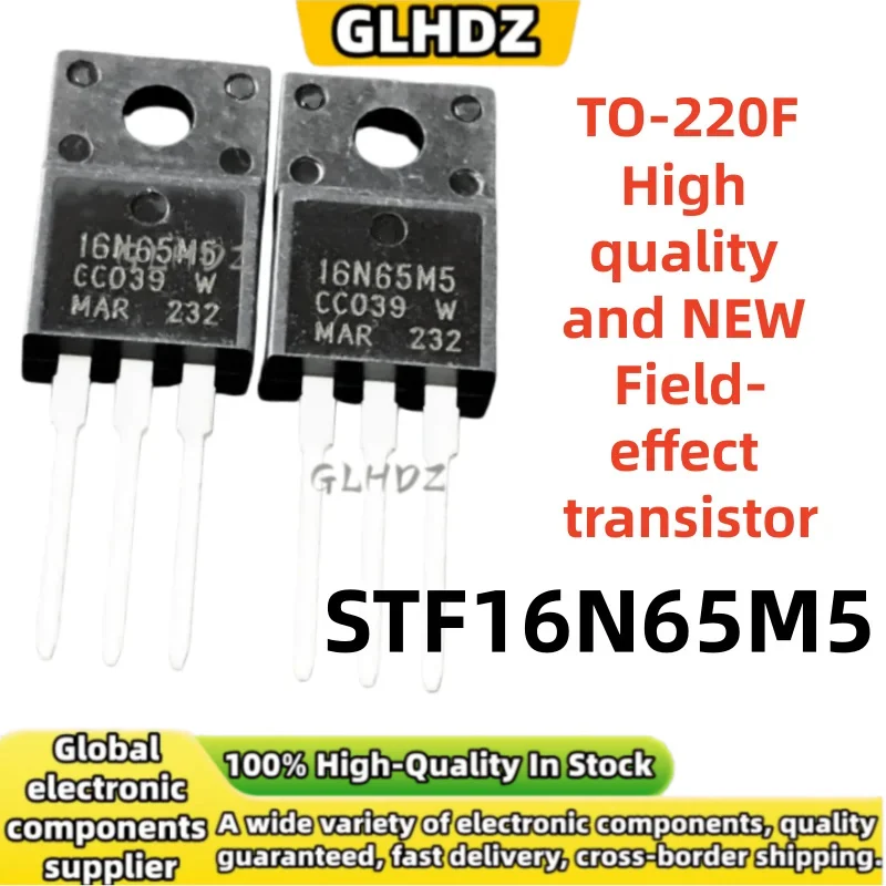 10-30PCS High quality and NEW STF16N65M5 TO-220F Field-effect transistor in stock