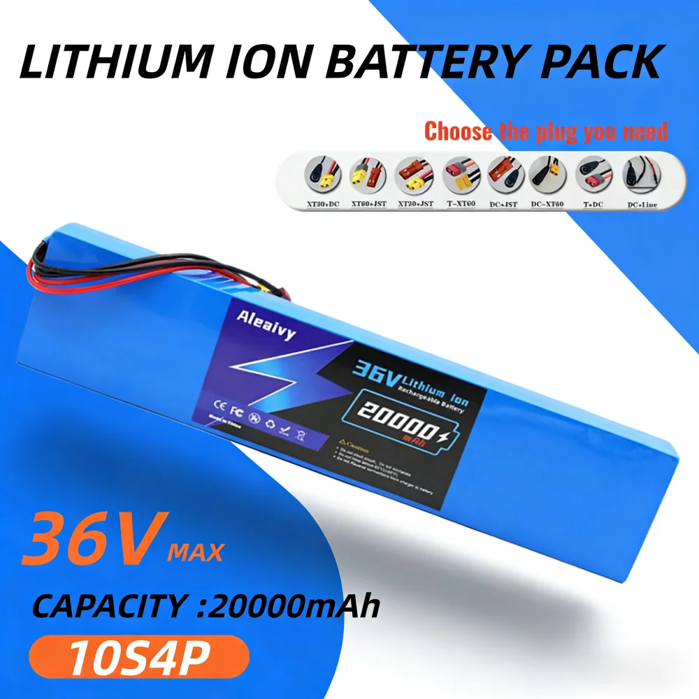 10S4P 36V 20000mAh replacement Lithium Battery 18650 battery pack 36V 20Ah Electric Scooter Electric Scooter Battery with BMS.