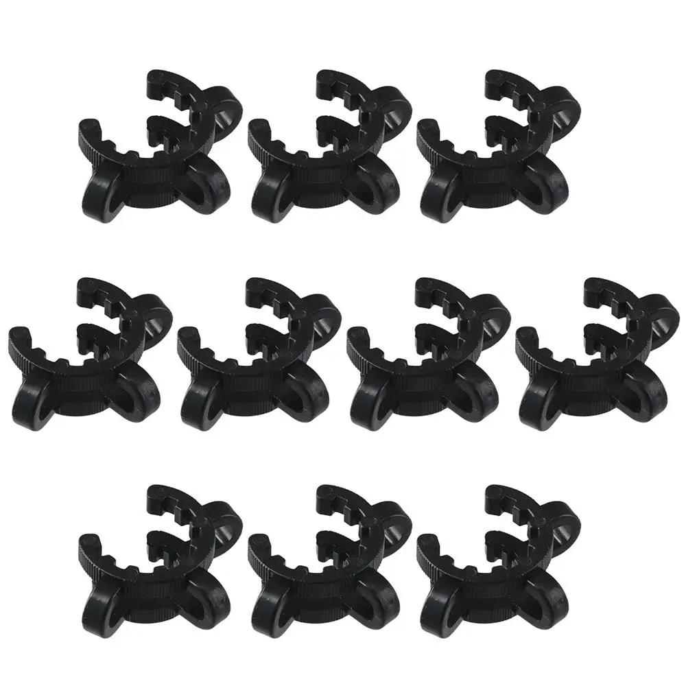 14mm Lab Keck Clamp High Quality Plastic Black Mounting Clips Keck Clips 14/20 or 14/35 Glass Taper Joints