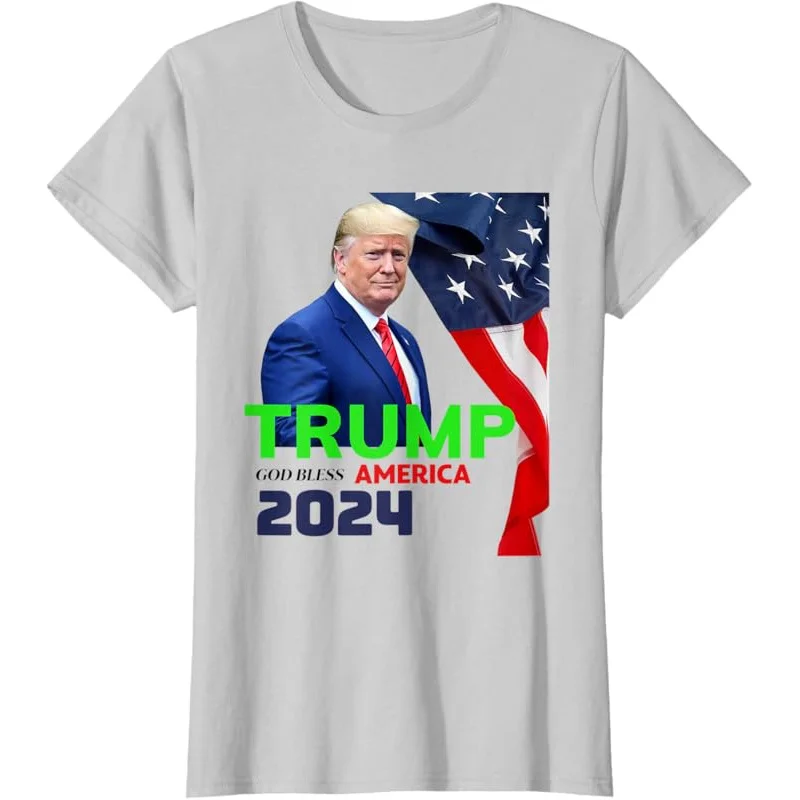 

47th Trump God Bless America 2024 For President T-Shirt