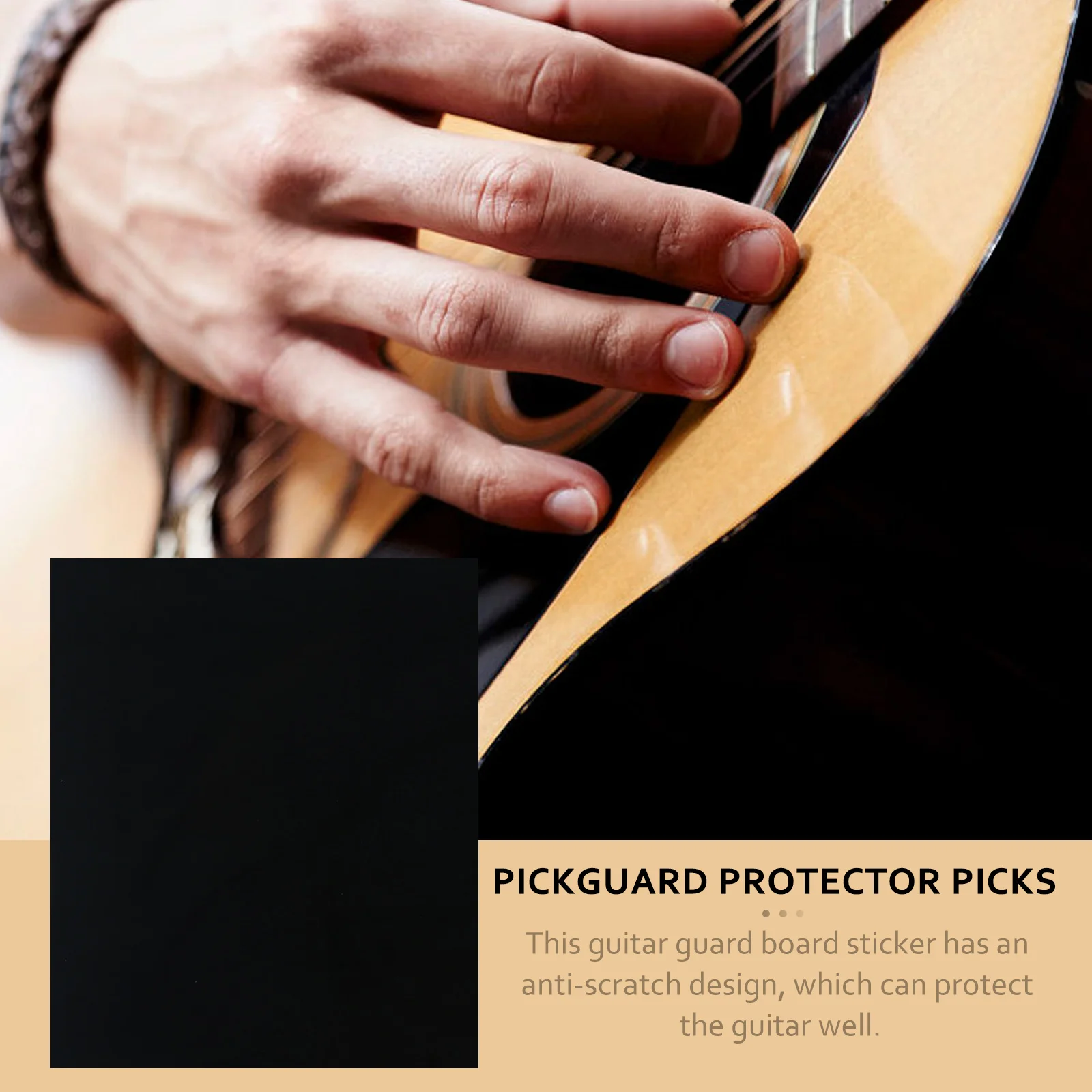 

Anti Scratch Guitar Guard Sticker Pickguard Protector Durable Acoustic Guitar Protector Board Protection Sticker