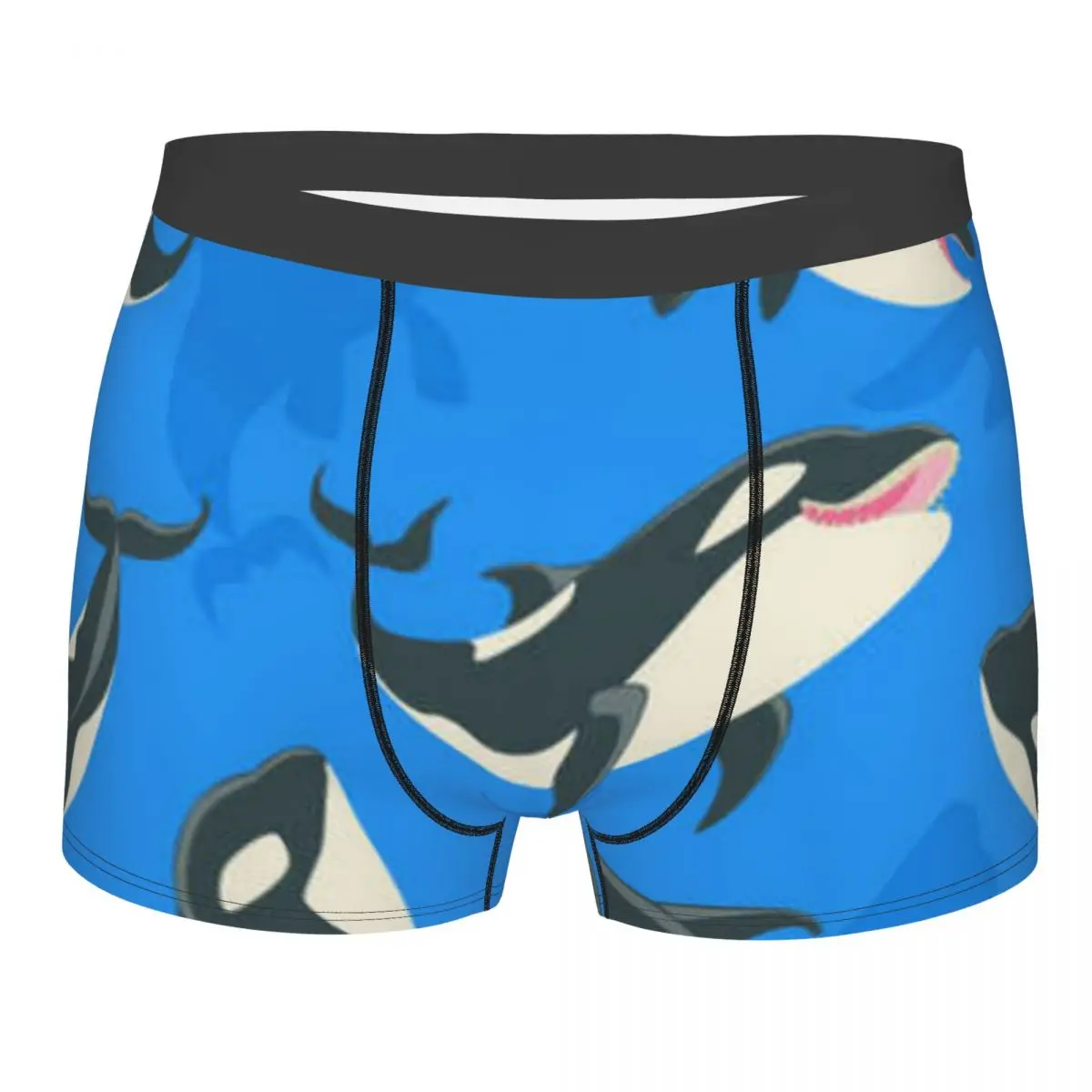 

Men's Panties Underpants Boxers Underwear Orca Whale Sea Predatory Fish Sexy Male Shorts