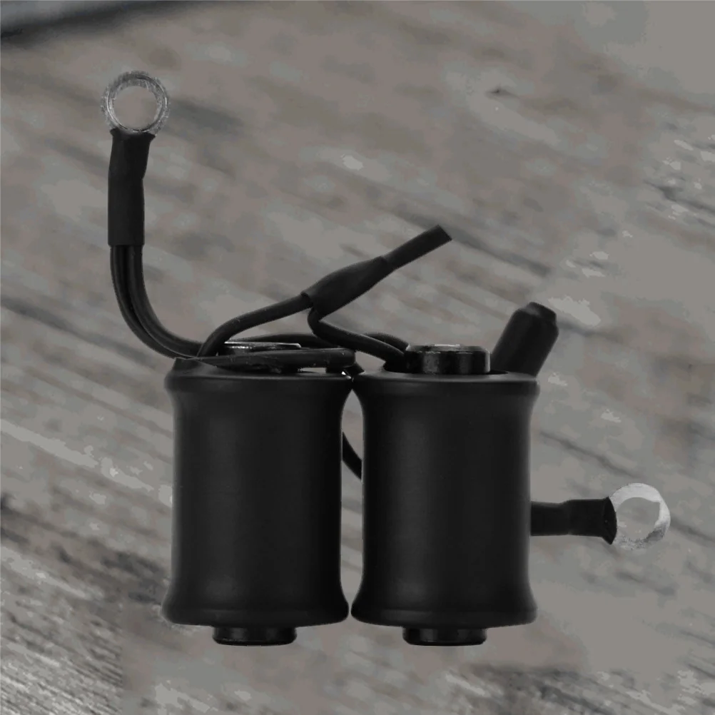 1 قطعة آلة الوشم لفائف سوداء خفيفة الوزن المدمجة مستقرة الانتشر الحراري سهلة الاستخدام للفنانين بطانة التظليل تتضمن محاذاة #6