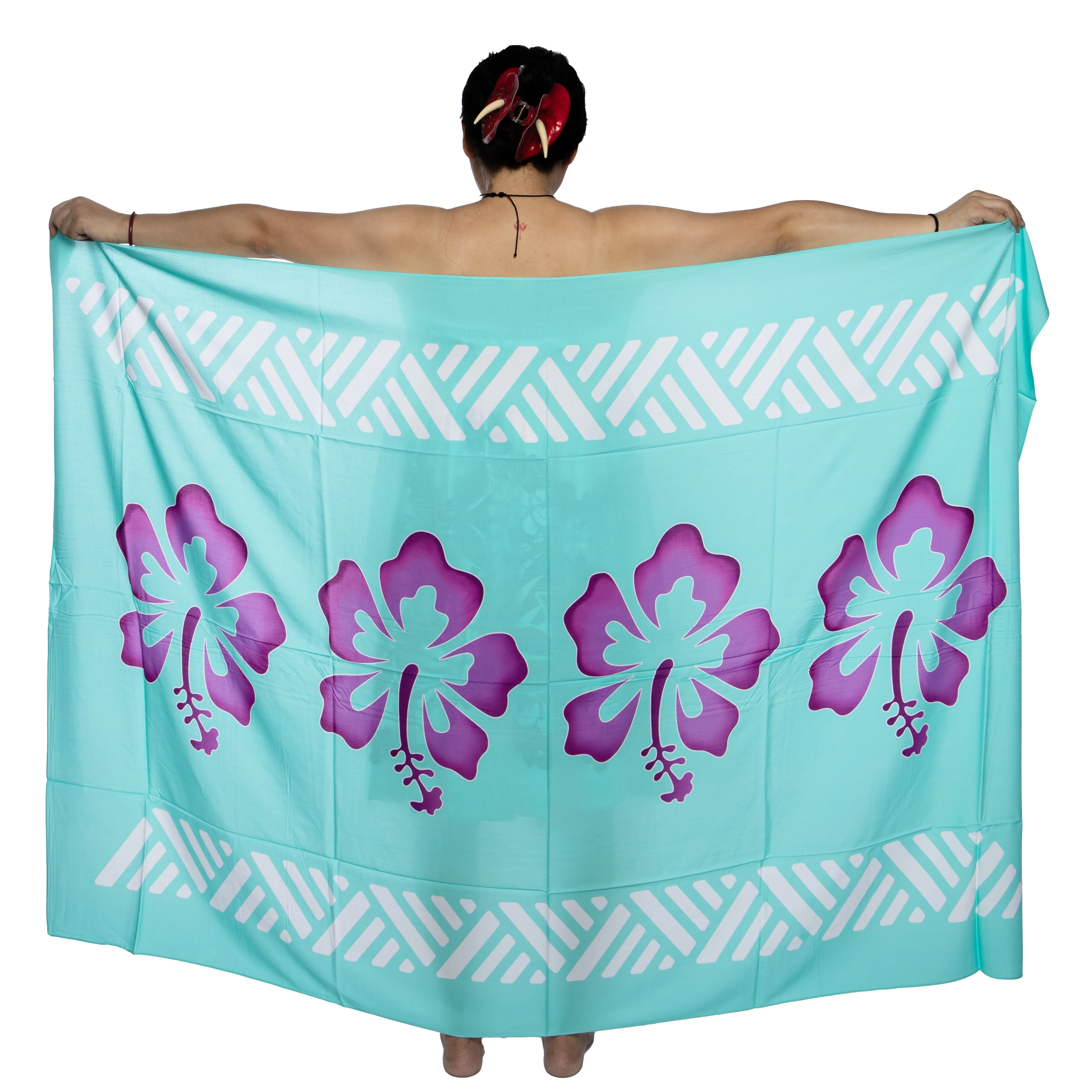 NEW Design Ladies Hawaii Sarongs Swimwear Beach Lavava Swimsuit Wrap Cover Fashion Trend Square Rayon Shawl For Summer
