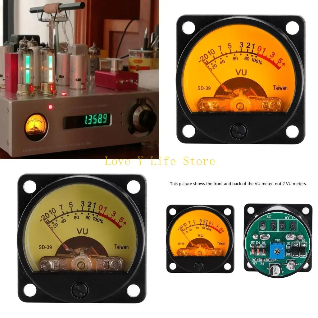 

L74C VU Panel Test Meter с светодиодной подсветкой платы водителя, используемой для домашнего звука DIY