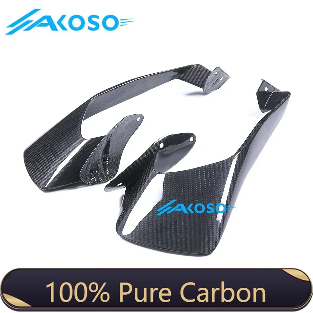 100% Pure 3K Full Dry Carbon Fiber Motorcycle Fairing Kit   For Yamaha R1 R1M 2023 2024 2025 Winglets