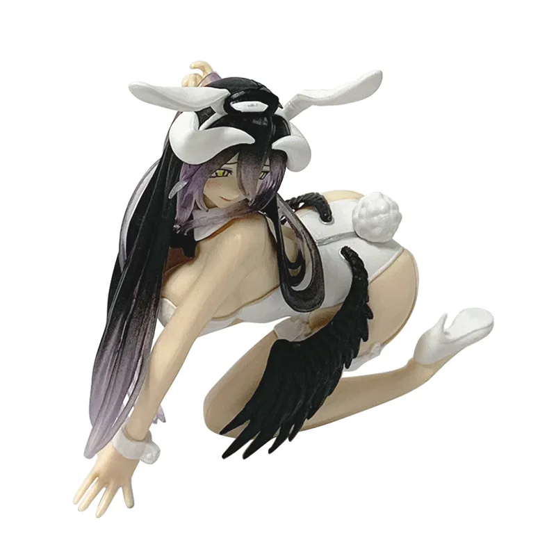 13cm Hentai Figure Overlord Anime Figure Desktop Cute Swimsuit Albedo Action Figure Noodle Stopper Figurine Collection Model Toy
