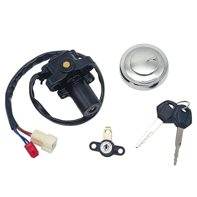 A20K-Fuel Cap Lock Seat Lock Motorcycle Ignition Switch Lock With Key For YAMAHA XVS950 V-Star Accessories