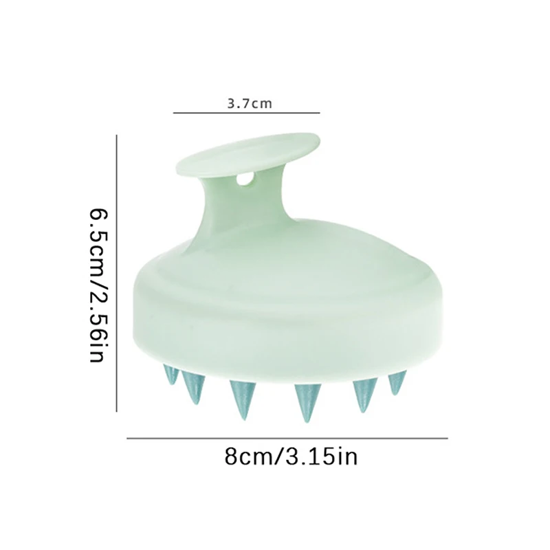 فرشاة شامبو السيليكون لتدليك فروة الرأس ، مشط غسيل الشعر ، تدليك الجسم ، دش الحمام ، أداة تصفيف الشعر صالون
