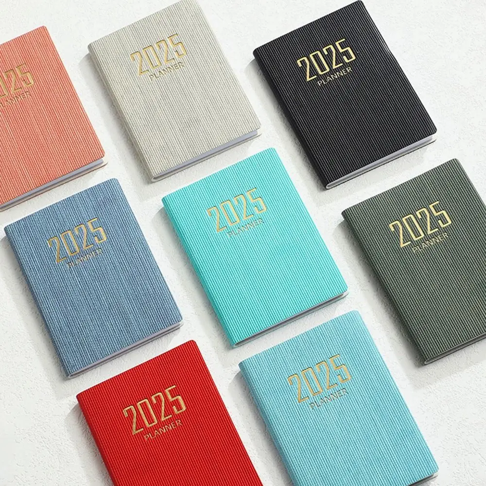 English A7 Mini Pocket Notebook To Do List Taking Notes Efficiency Plan Notebook 12 Months Diary Notepad
