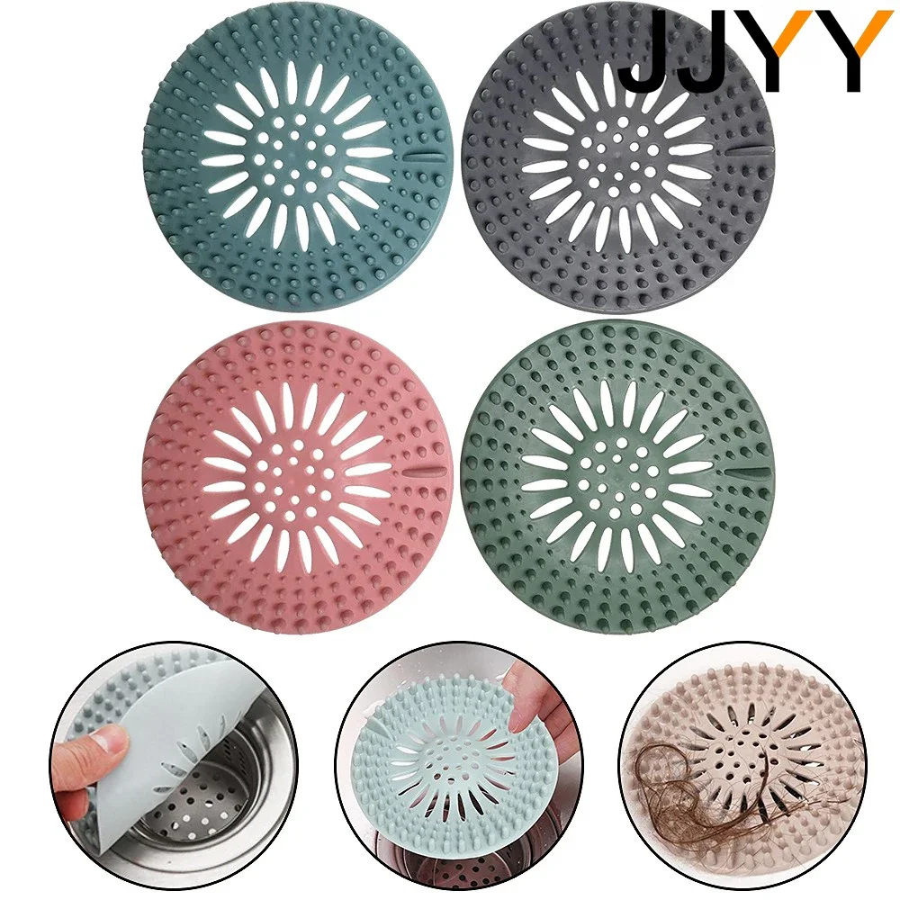 

JJYY Multifunctional Bathroom Sink Drain Hair CatcherBathroom Sink StrainerFloor Drain Anti CloggingKitchen Accessories