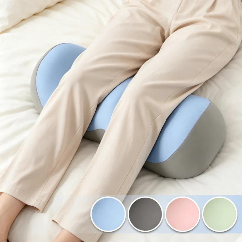 11cm High Support Leg Elevation Pillow W-Shaped Memory Foam Foot Rest Cushion for Sleeping Swelling Relief & Office Foot Rest