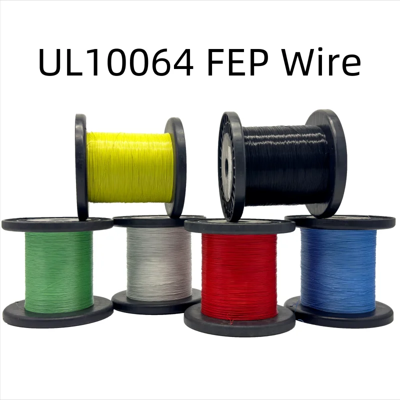 10M Ultra Fine UL10064 PTFE Wire 40AWG 36AWG 34AWG Plastic Micro Wires Solder High Conductivity Copper Cable