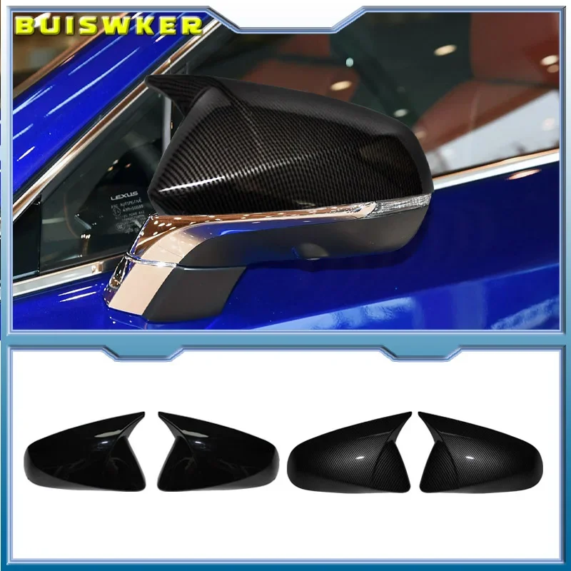

Rearview Caps Rear Side Mirror Cover Trim For Lexus NX Speed Style Assembly Retrofit ABS Carbon Fiber