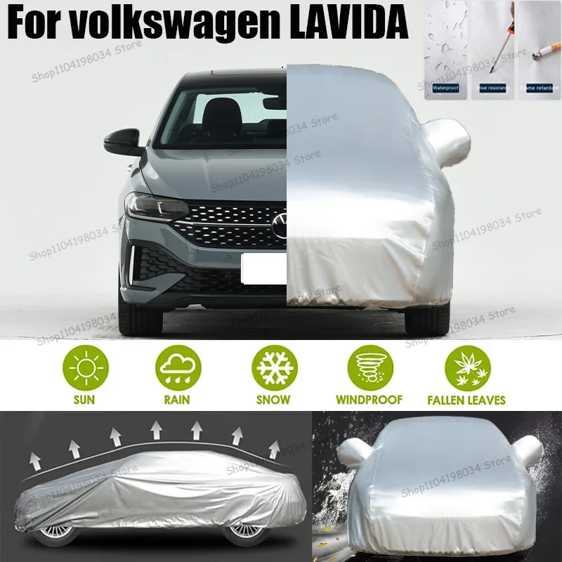 

For volkswagen LAVIDA Auto Anti snow Anti dust Sunscreen Anti-uv Anti peeling paint And Anti Rainwater 210t car cover Car cover