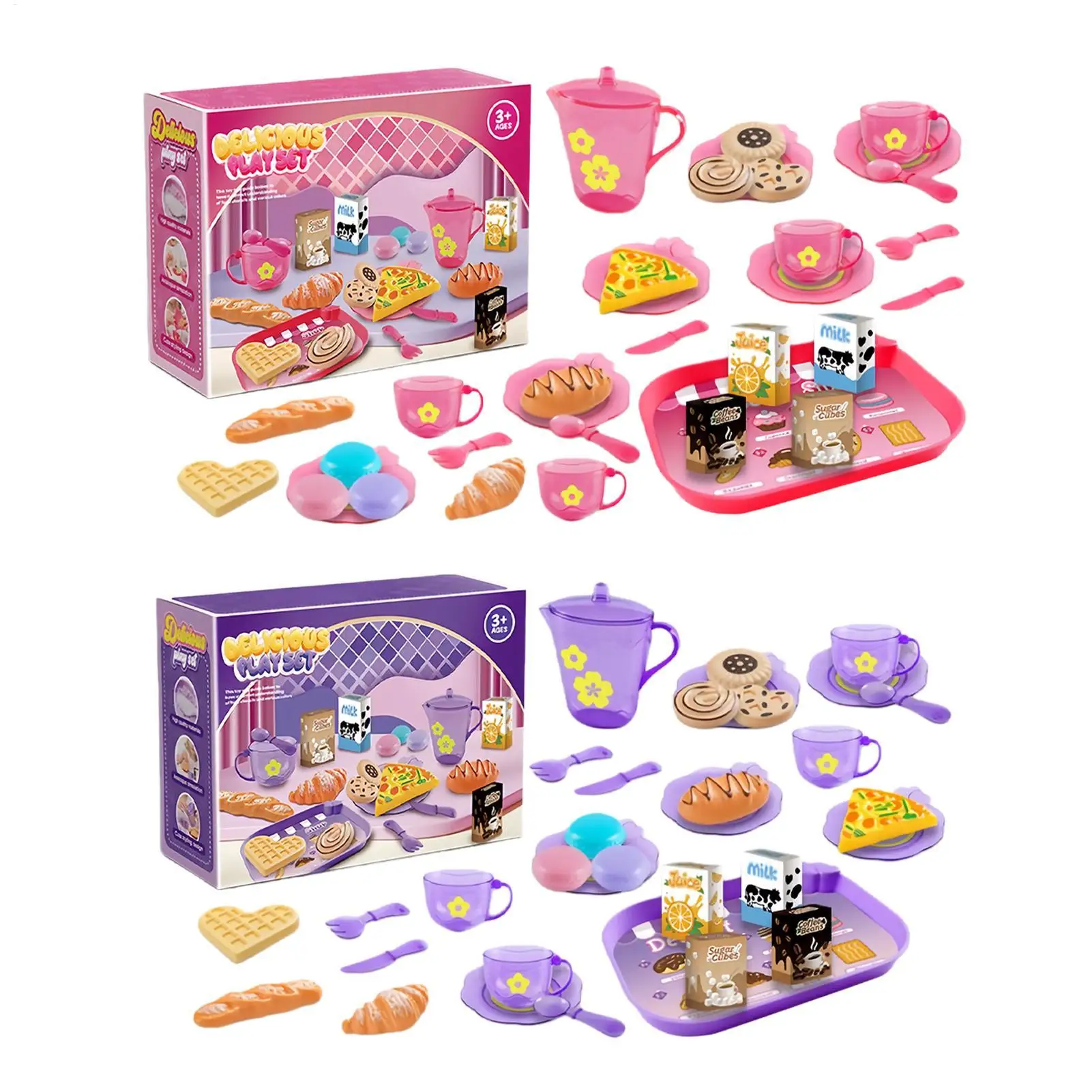 ชุดของเล่นชงชาเด็กแบบมอนเตสซอรี่ ชุดกาน้ำชาและถ้วยชา ของเล่นจำลองอุปกรณ์ครัว ชุดครัวสนุกๆ ของเล่นเสริมพัฒนาการเด็ก ของเล่นบทบาทสมมติ ของขวัญ