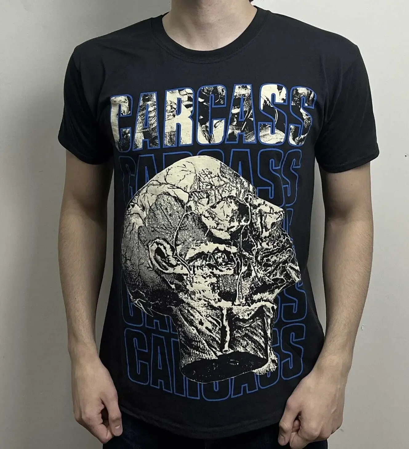 الذبيحة - تي شيرت Necroticism باللون الأسود #1