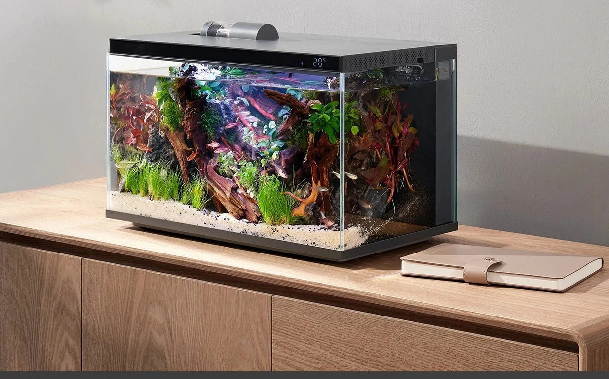With Mijia APP Mobile Controll - Xiaomi Aquarium Fish Tank 评论和价格