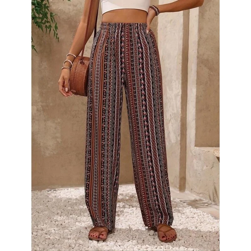 

Women's Printed Shorts Casual Comfortable Mid-Term Season High Waist Other Material 100% Neutral Style Fashionable Shorts