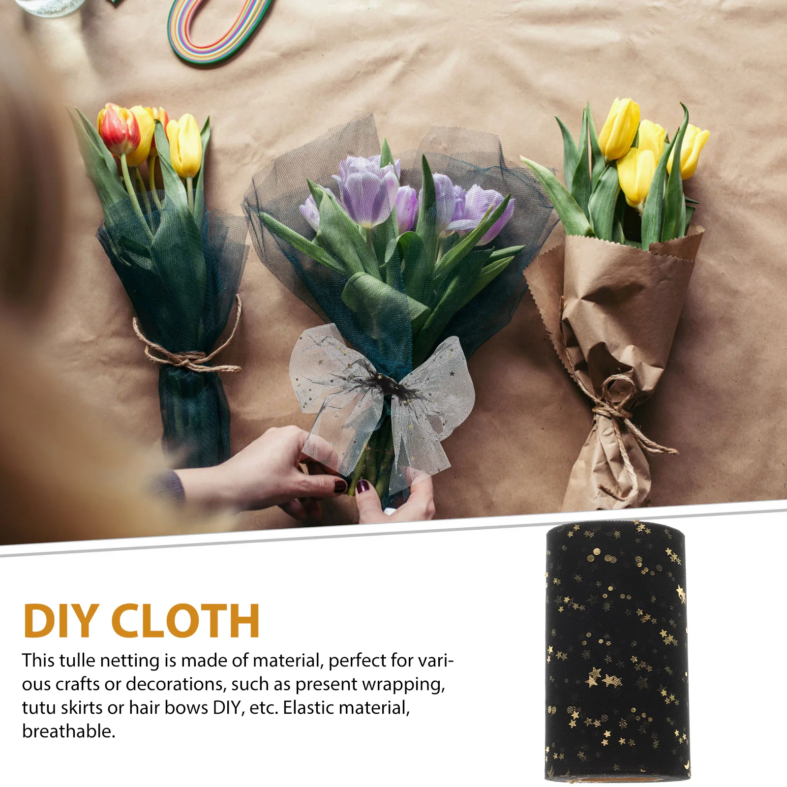 الترتر 2280X15 سنتيمتر الشاش الأسود تصميم ديكور حفلات الزواج غطاء خفيفة الوزن دائم الحرفية تفاصيل التنانير حفل زفاف #5