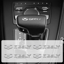 Car Logo Decorative Stickers Creative Accessories 2023 For Geely Atlas Boyue NL3 X6 EX7 Emgrand X7 SUV GT GC9 Borui Coolray EC7