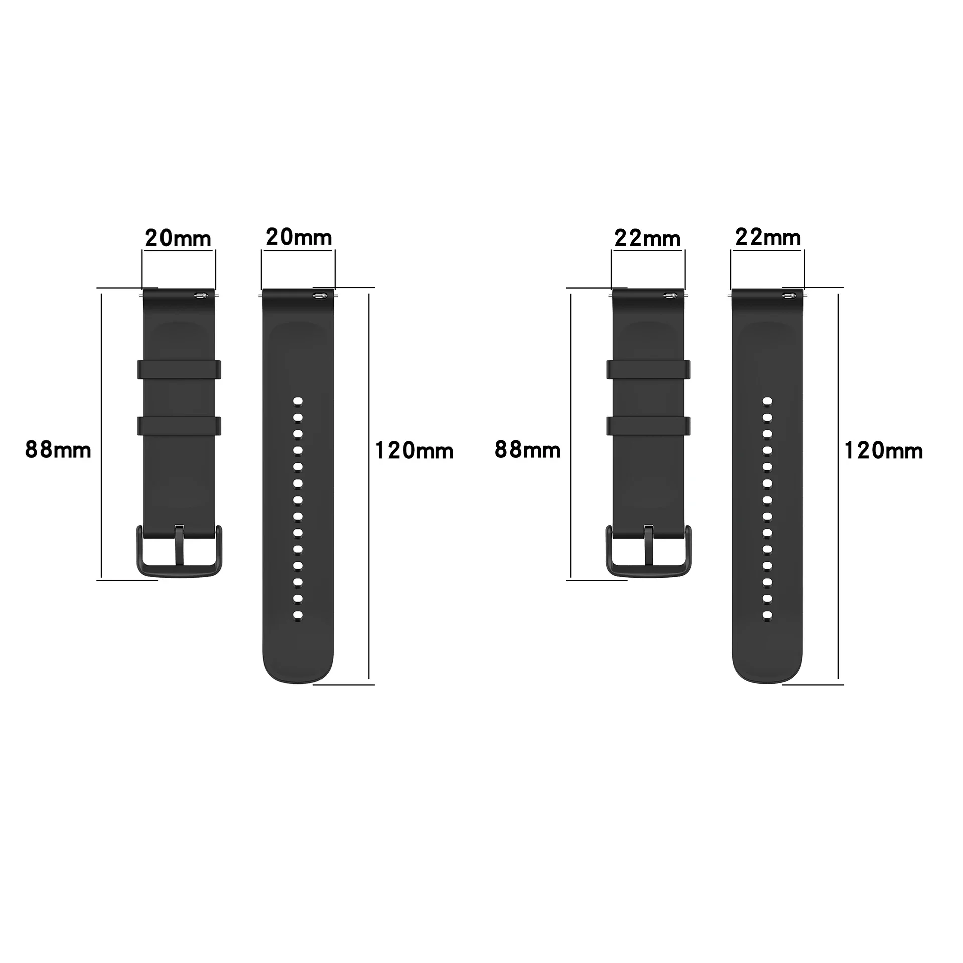 Tali Silikon Olahraga untuk Garmin Forerunner255/255 Musik 20Mm 22Mm Tali untuk Garmin Forerunner 168/168 Musik/Forerunner 570 970