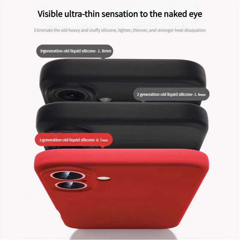 Original Liquid Silicone For Magsafe Magnetic Case For iPhone 17 Air 16 Plus 15 14 13 12 Pro Max 11 16E X XS XR Matte Soft Cover - náhled 5