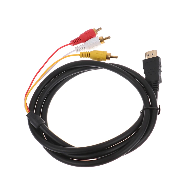 1.5M 5Ft Video Audio Converter Component Av Adapter Kabel Hdtv Nuttig Hdmi-Compatibel Naar Rca