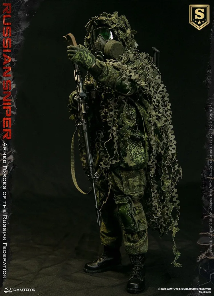 Damtoys Dam 78078S 1/6 Russische Federale Strijdkrachten Sniper Militaire Jungle Sniper Model 12 "Action Figure Beste Collectie