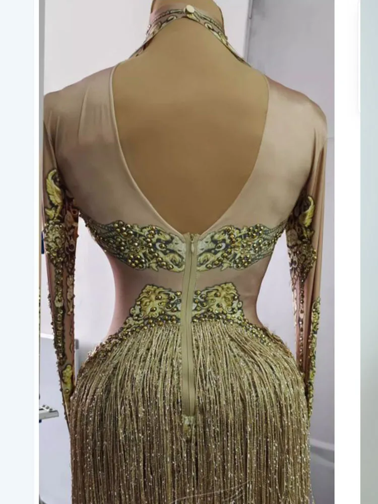 High Quality Hot Stamping Tassel Elastic Jumpsuit 2024 New Fashion Custom Women'S Clothing