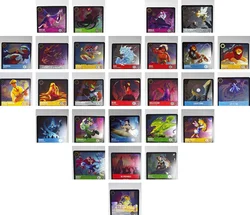 Lorcana Proxy Cold Foil English High Quality TCG Play Game Cards clarabelle duck diablo beast prince naveen let it go maleficent