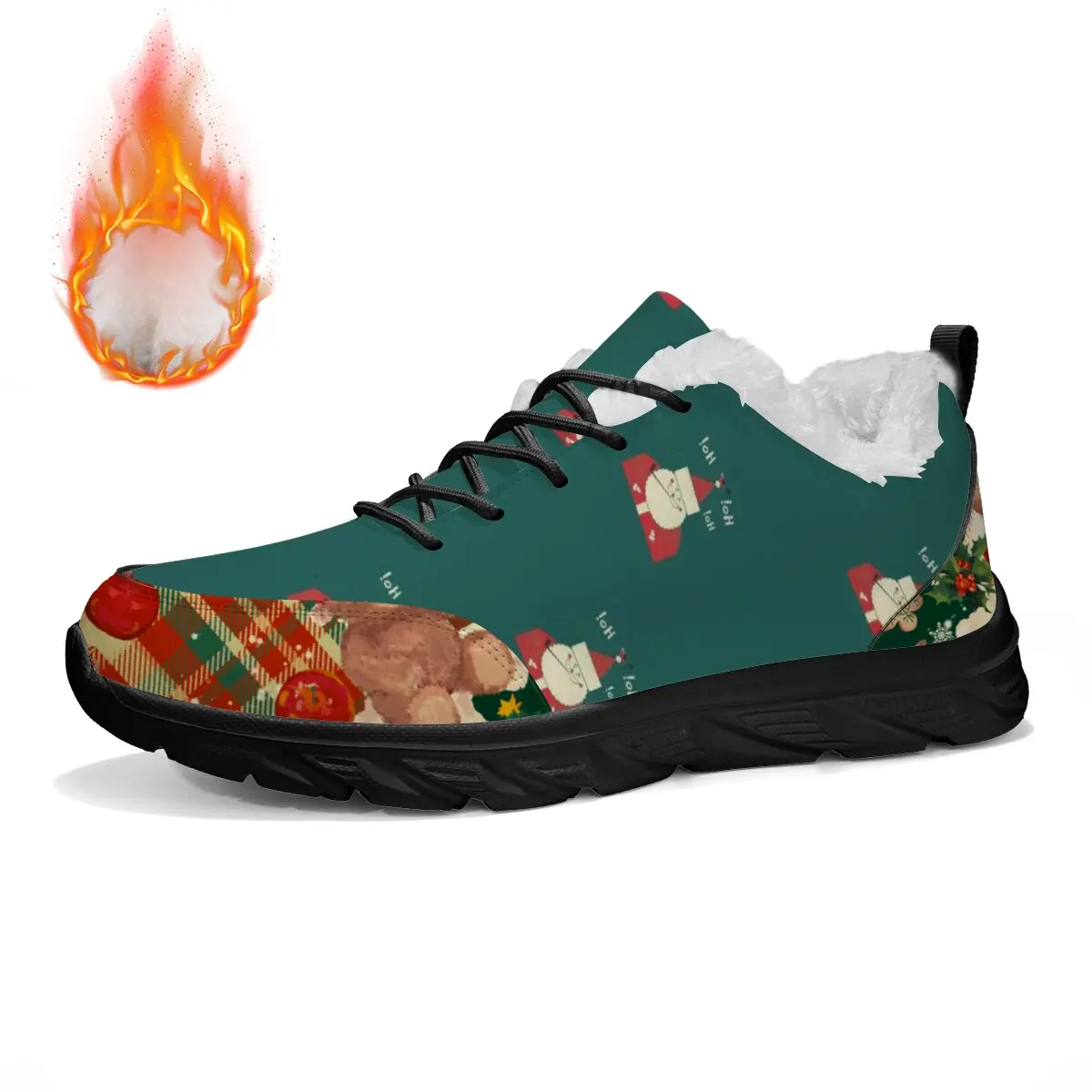 

Christmas Outdoor Casual Sneakers Men Vulcanized Shoes Comfortable Lightweight Shoes Flats Large Sized 46 Walking Sneakers