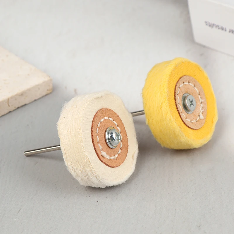 1Pc Cloth Buffing Polishing Wheel - Bench Grinder Power Tool Accessory, Mirror Polish Pad for Gold & Silver Jewelry