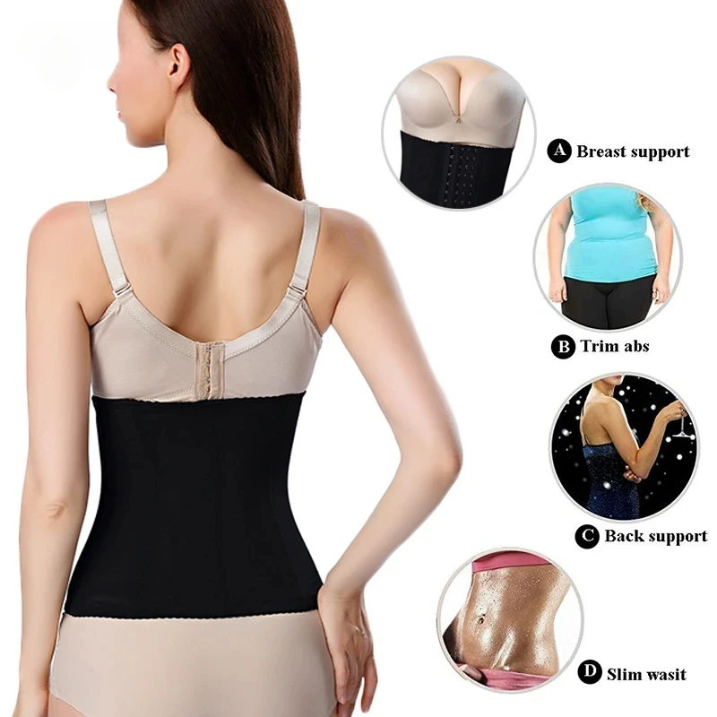 Dress Slimming Waist Trainer Belt Shapewear Women Belly Cincher Body Shaper Fat Compression Strap Girdles Firm Corset