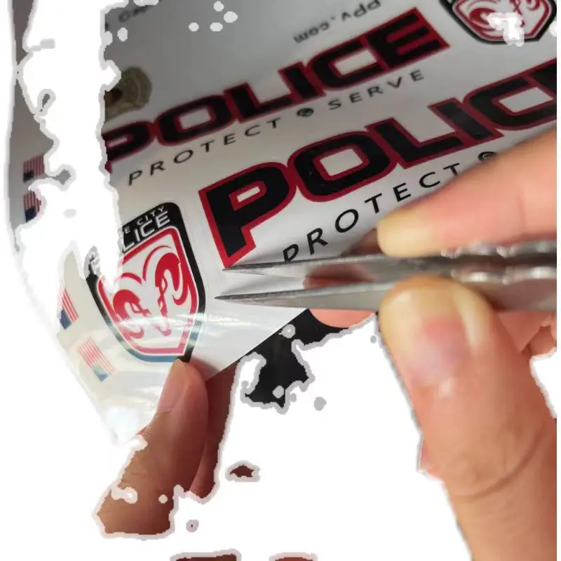 Original RC 1/10 SRT Challenger Police Car Sticker 911 Drift Short Truck Rally For Hsp Yokomo D5s Hpi Traxxas Tamiya - Image 5