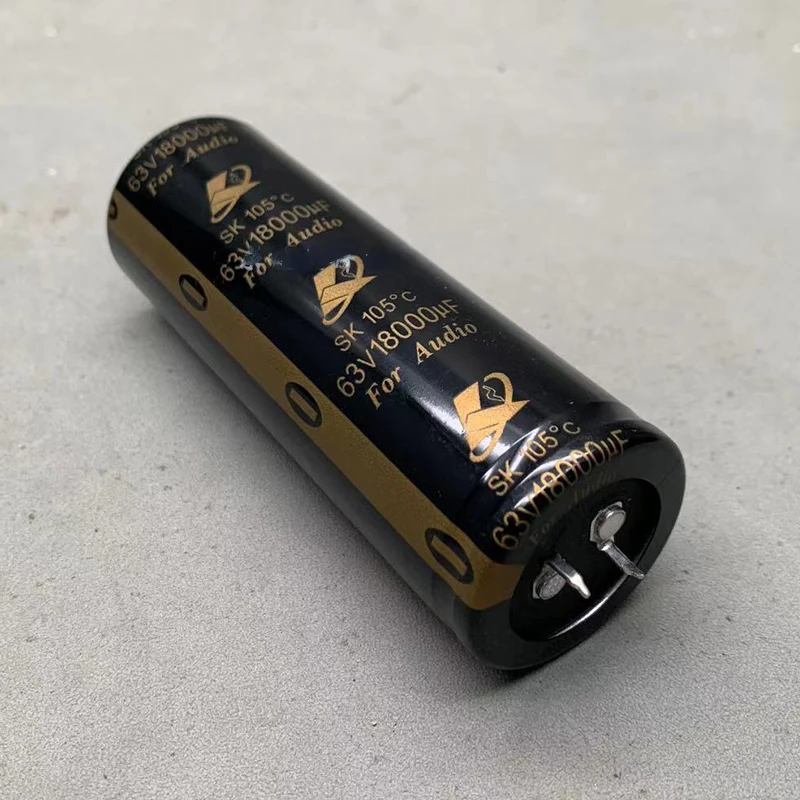 

(1pcs) 63V18000UF cattle foot SK power amplifier Electrolytic capacitor 18000UF63V size 35X100mm LXYK