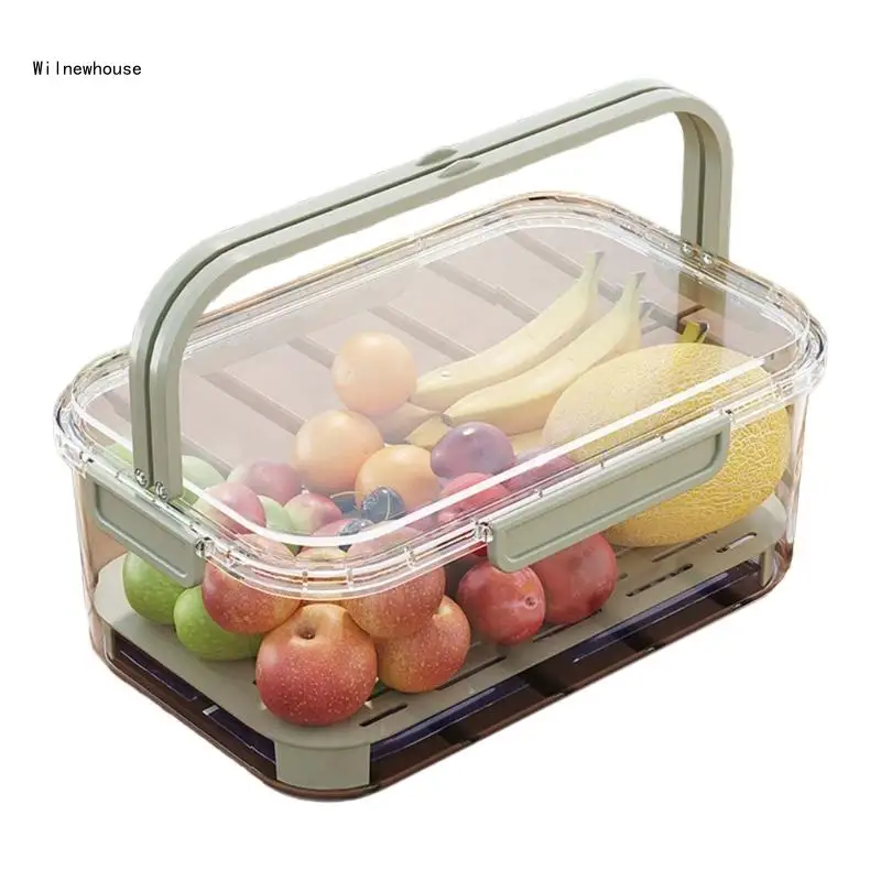 Lunch Box for Food Preservation Convenient Crisper Container with Lid Waterproof Freezer Box Leakproofs Storage Dropship