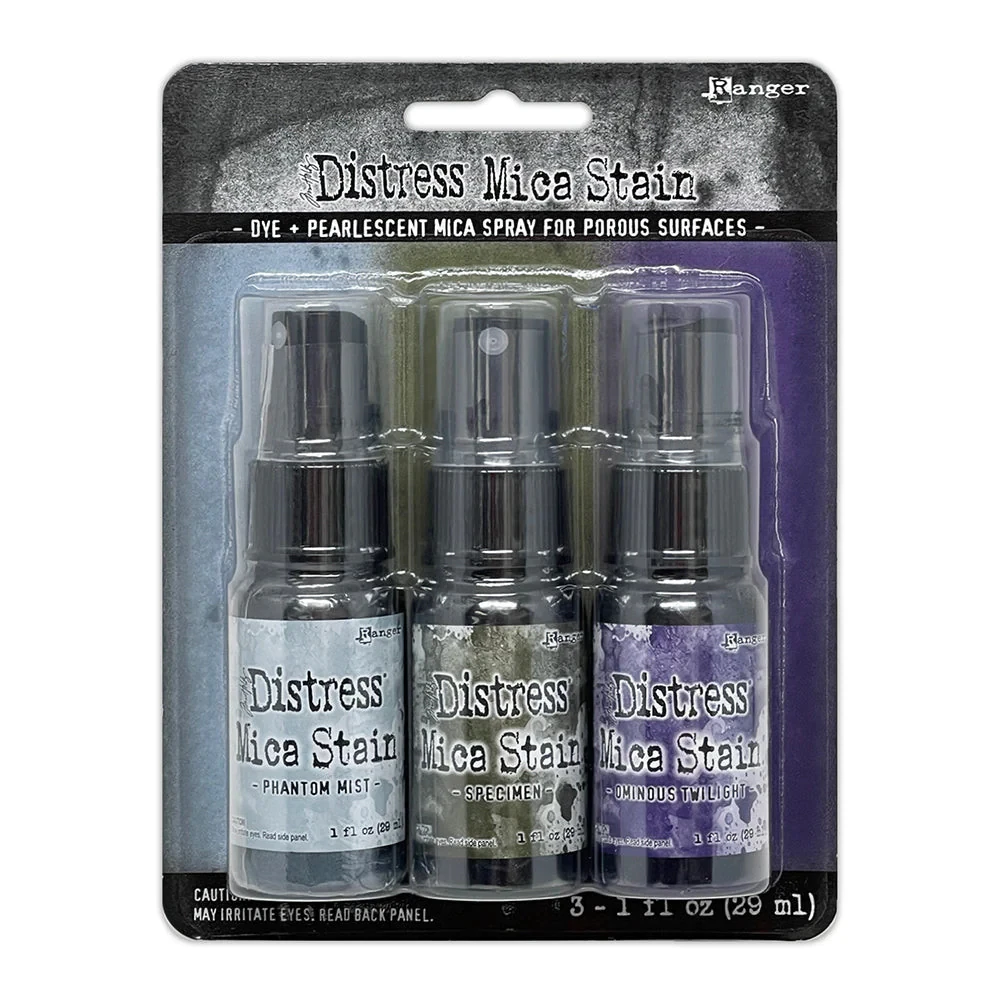 3pcs/lot imports RANGER Tim Holtz Distress   Mica stay 3color set Halloween Christmas pearlescent mica spray for porous surfaces