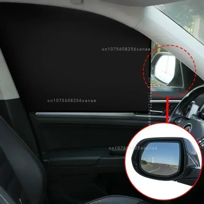 

New Magnetic Car Sunshade Cover Summer UV Protection Side Rear Window Curtain Black Mesh Sun Shade Cover Auto Car Accessories
