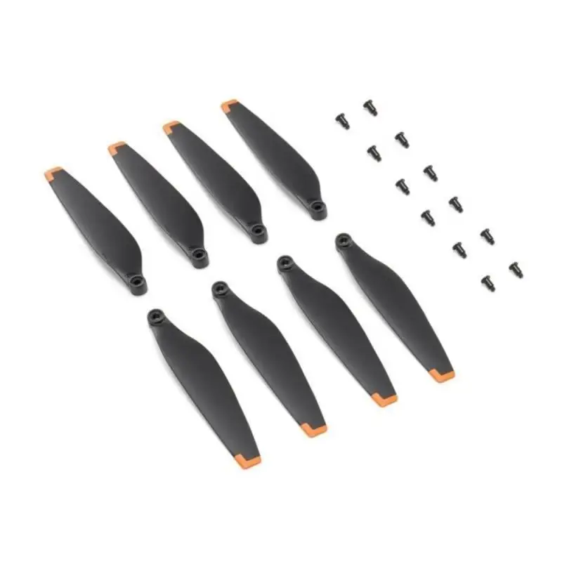 8Pcs Balanced Propeller Blades, Orange Tip Replacement Props Blades with Screws for D-JI Mini 3 /Lito X1/Lito1 Drone