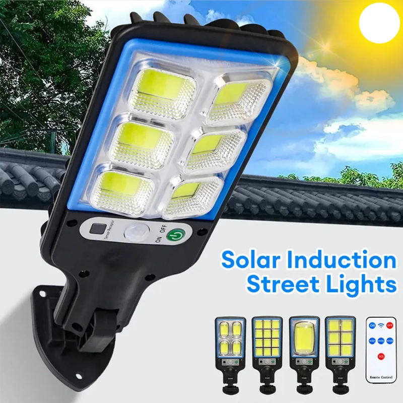 

1/2/4pc Solar LED Motion Sensor Wall Lamp 3 Working Modes With Remote Control For Outdoor Garden Courtyard Garage Street Lamp