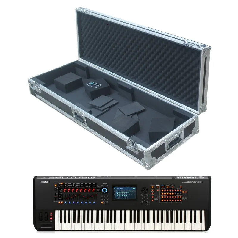 ready road  flight case keyboard case for 7 Keyboard Synthesizer