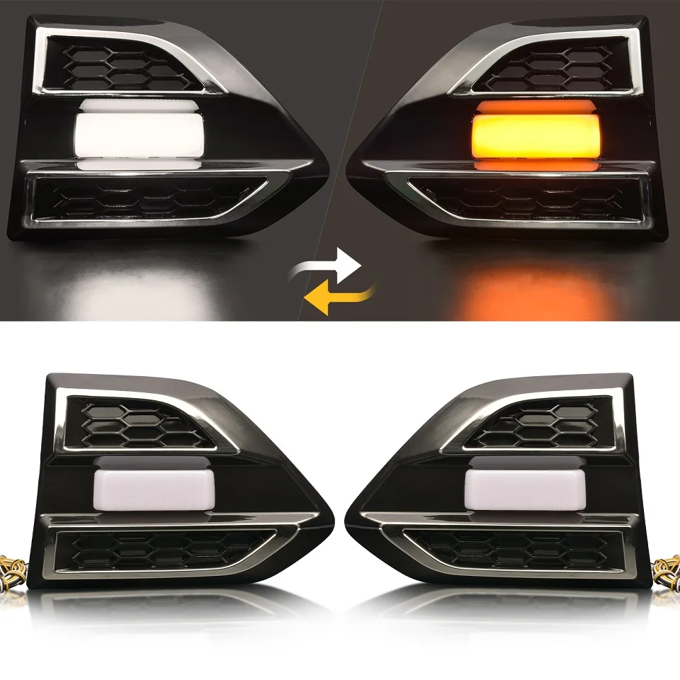 Exterior Side Fender Vent Cover Fit For Ranger T7 T8 Xl XLT Wildtrack 2016-2021 Pickup Car Led Turn Signal Lights