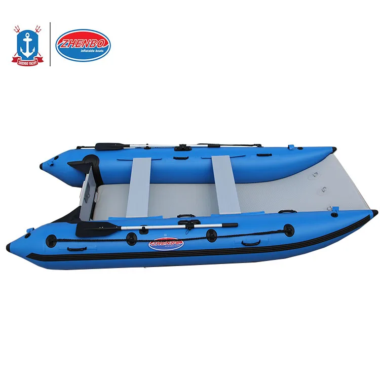 New Design High Speed Hypalon Racing Inflatable Thundercat Boat Catamaran Boat 430 For Sale With Engine