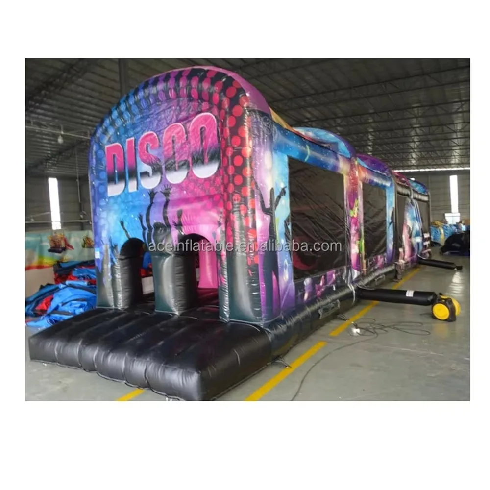 Commercial Inflatable Bouncy Castle Slide Combo Obstacle Course Fun Run Game for Kids Adults Party Rental
