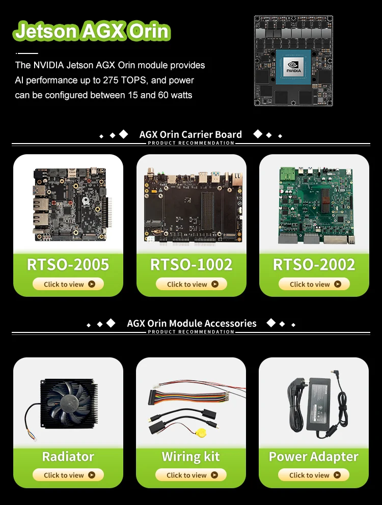 Cámara Jetson AGX Orin SENSING GMSL AR0820C-5300-GMSL2 con tipo Z Fakra para RTSO-2001 en tiempo real y placa portadora de RTSO-2002