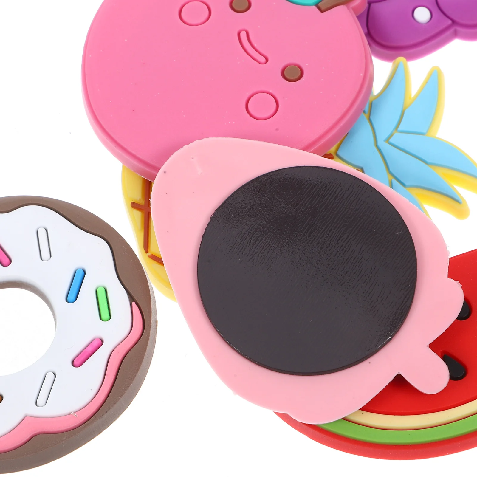 

9 Pcs Fruit Magnetic Refrigerator Stickers Fridge Magnets Small Decorative Cartoon DIY Pvc Office